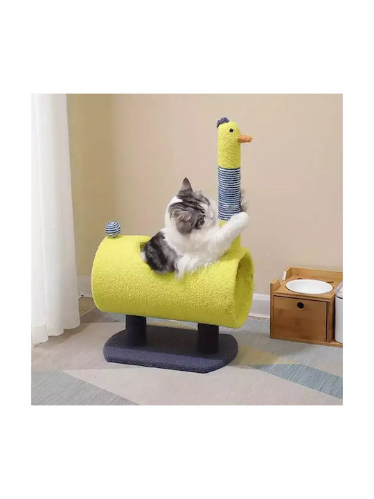 Denik Pets Scratching Post Yellow 65x35cm