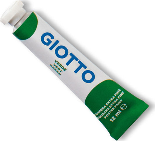 Giotto Tempera Paints Green 12ml 1pcs