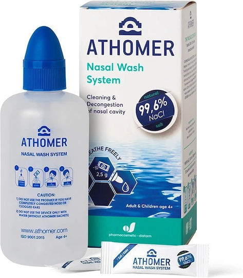 Athomer Wash System 99.6% NaCl Nasenspülungen 10 Packs