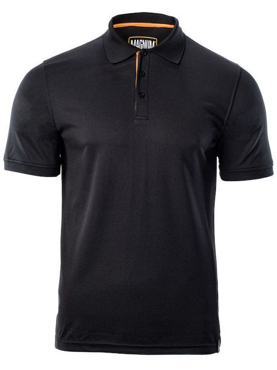 Magnum Ανδρικό Διαφημιστικό T-shirt Κοντομάνικο σε Μαύρο Χρώμα