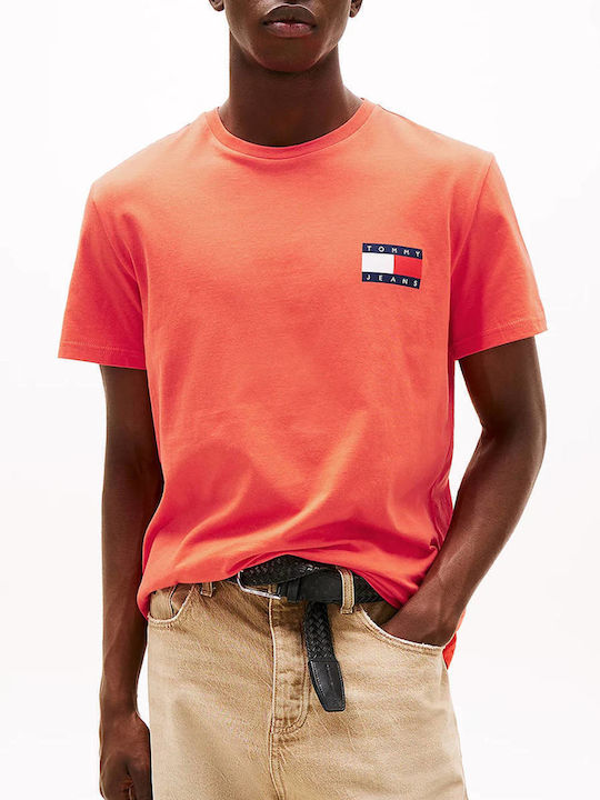 Tommy Hilfiger Flag T-shirt Bright Vermillion