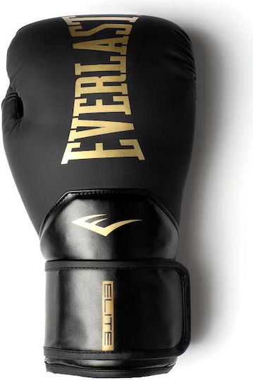 Everlast Elite Γάντια Πυγμαχίας για Αγώνα Μαύρα