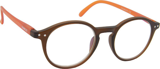 Oramont Reading Glasses +2.25 in Brown color 1129