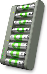 GP Batteries ReCyko E821 8 Porturi De Încărcare AA GP Batteries ReCyko E821 8 Porturi De Încărcare AA