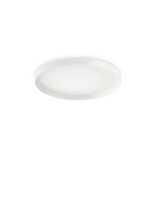 Ideal Lux Fly Pl Plafonieră de Tavan Albă cu LE...