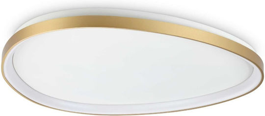 Ideal Lux Таванно осветление Златист с Вграден LED