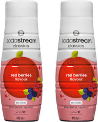 Sodastream Red Berries Zero Syrup 440ml 2 Pieces