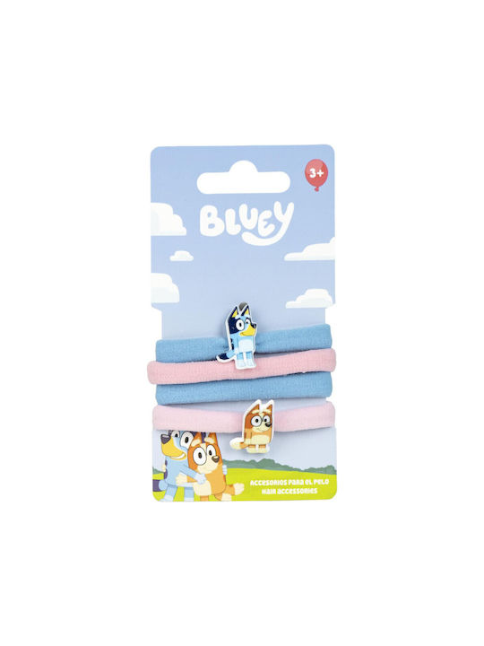 Bluey Kids Hair Ties Set 4pcs