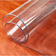 Transparente Silikon-Tischdecke 50x100 cm Dicke 1,2 mm Glasähnliches Aussehen