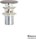 Bianco Ceramica Clic-clac Βαλβίδα Νιπτήρα Γκρι