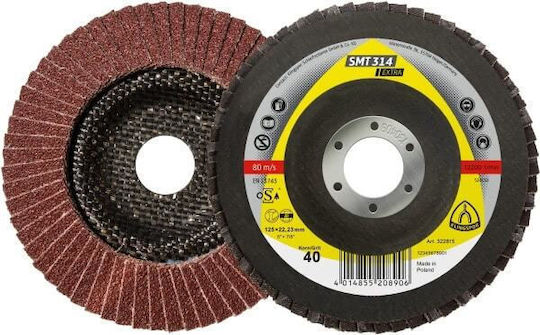 Klingspor Convex Leaf Chopper Smt314 Extra 125mm Thick 40 K322815