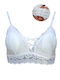 Spitzen- & Gepolsterter Bralette Weiß