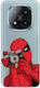 Xiaomi Redmi Note 14 Pro + 5G Spiderman Take Picture Transparent Silicone TPU Case