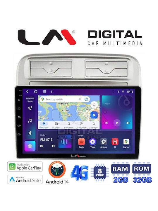 LM Digital Sistem Audio Auto pentru Fiat Grande Punto / Linia 2005-2012 (Bluetooth/USB/WiFi/GPS/Apple-Carplay/Android-Auto)