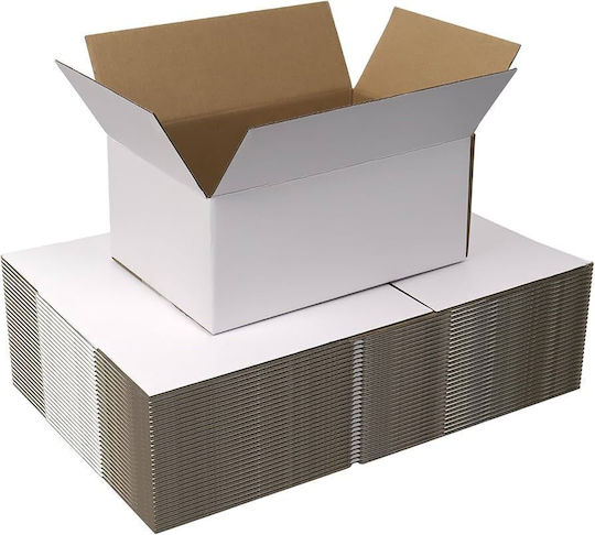 Triple Wall Packaging Box W35xD30xH20cm White
