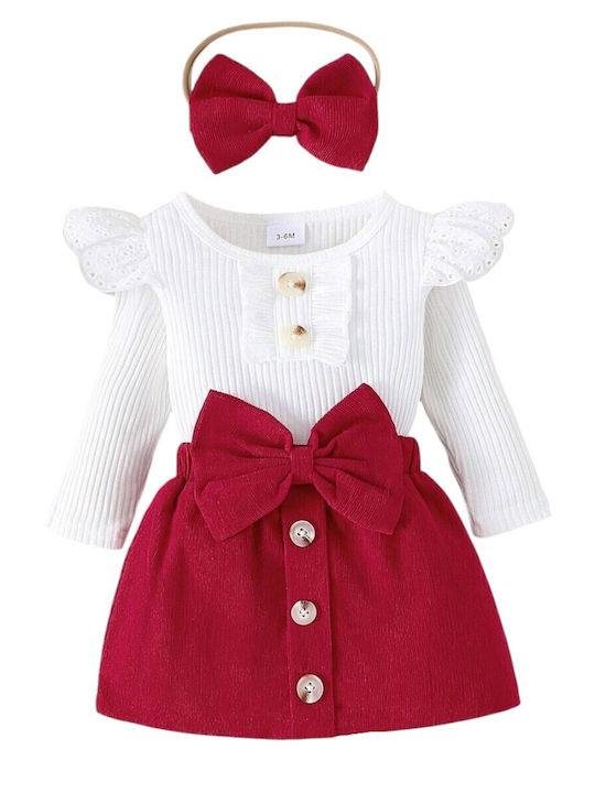 Комплект Зима 2бр Red/White
