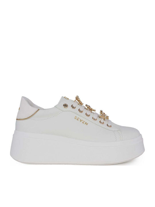 Flatforms Adidași Pentru Femei Alb Croco Pat / Lt