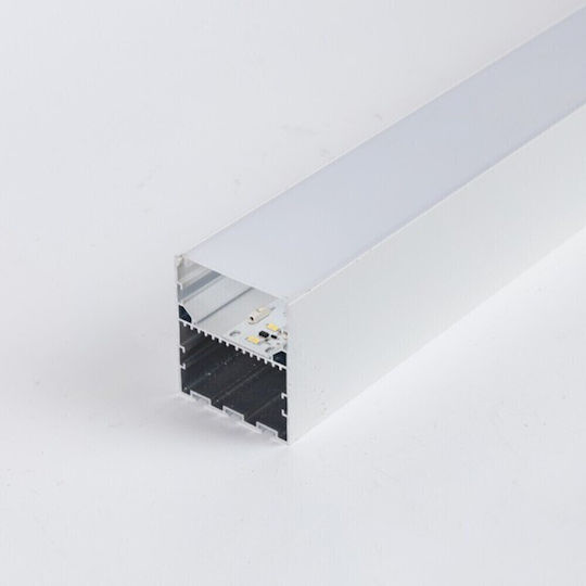 Eurolamp Commercial Linear LED Ceiling Light 80W Natural White L80xD70cm