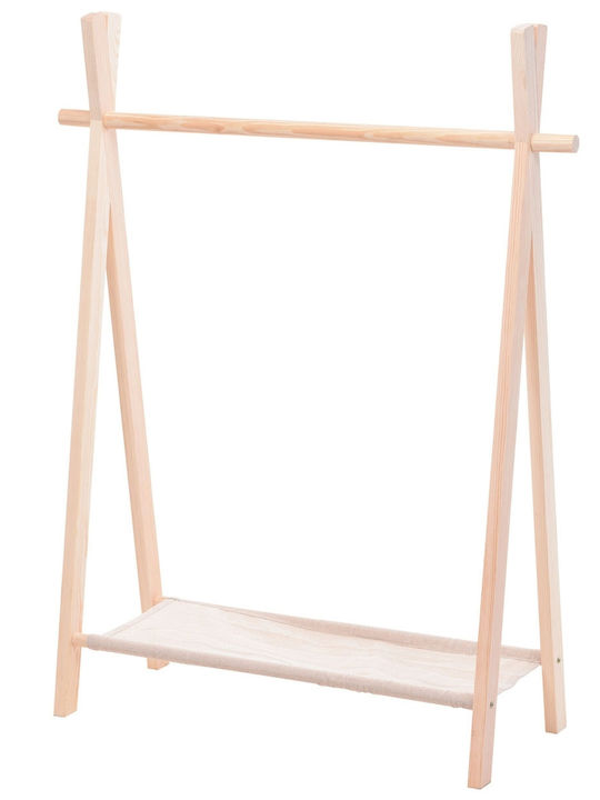 Kleiderständer Beige 80x30x100cm