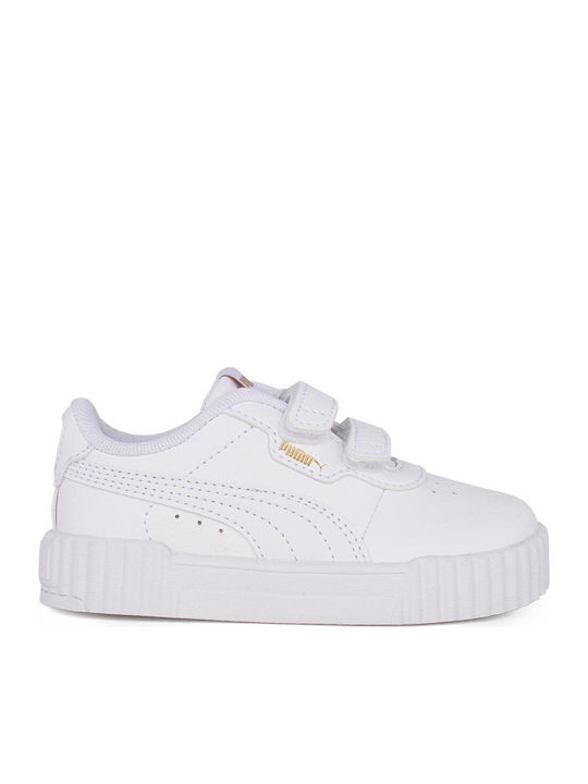 Carina 3.0 Παιδικά Sneakers με Σκρατς Λευκά