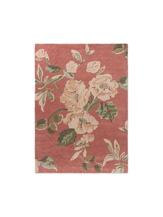 Laura Ashley Aylworth Trail Lucrat manual Covor Rectangular Portocaliu