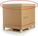 120x80x10 Open Pallet Box Lid Clover Brown