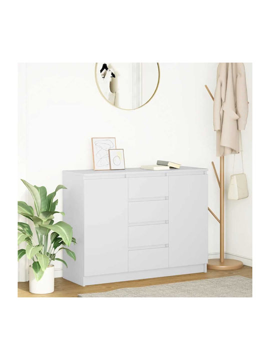 Office Storage Chipboard Drawer White L100.5xW3...