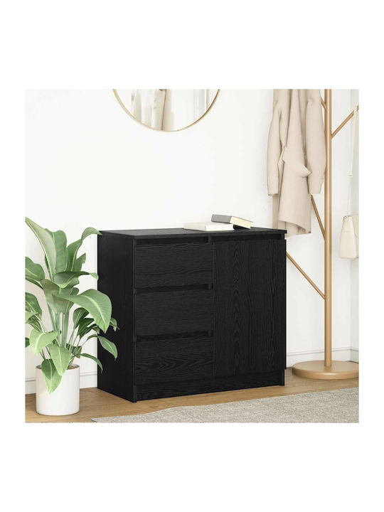 Office Storage Chipboard Drawer Black Oak L71xW...