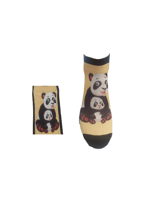 Short Socks Print Panda