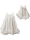Children's Dress Sleeveless Lace White