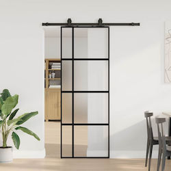 Set Feronerie Ușă Glisantă Vidaxl Negru 76x205 ...