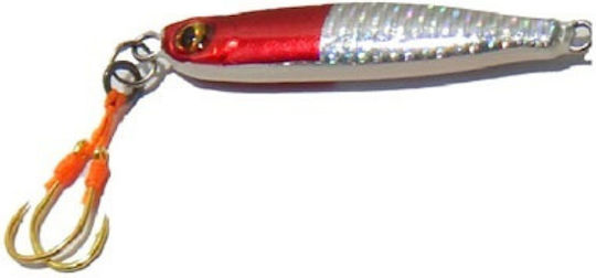 Technofish Künstlicher Köder Schieberegler No1 28gr Silver-red