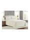 Liolios Home Sheet Sets Queen 245x270cm. Venice Ivory 4pcs