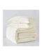 Liolios Home Duvet Cover Queen 240x260cm Volcano Cream