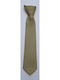 Victoria Kinder Krawatte aus einfarbigem Satin mit Gummizug 28cm Beige