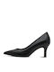 Leather Black Heels