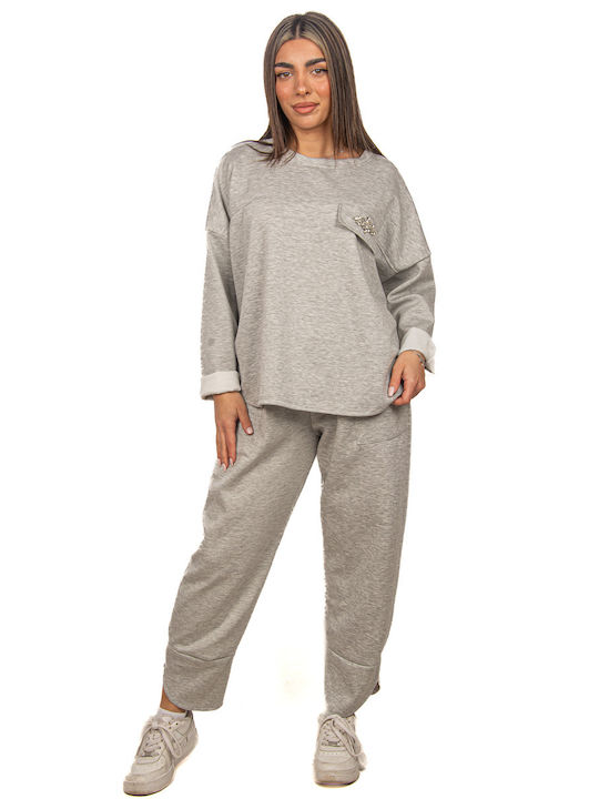 Ellen Sweatpants Set Grey