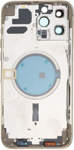 Apple Iphone 13 Pro Max Middle Frame Back Cover Gold