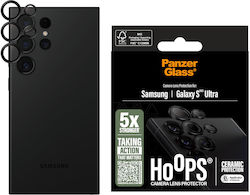 PanzerGlass Hoops Ceramic Camera Protection Tempered Glass Black for the Galaxy S 2025 Ultra