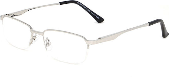 Michael Pachleitner Group Damen Lesebrille +1.00 in Silber Farbe MLH063-3