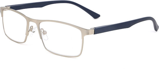 Michael Pachleitner Group Damen Lesebrille +2.50 in Silber Farbe MLH064-2