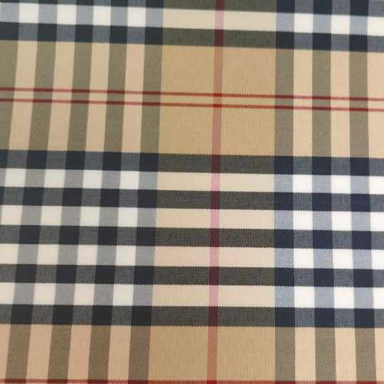 Jgs S.a Outdoor Fabric Checkered Multicolor 7685-017 150cm X 100cm