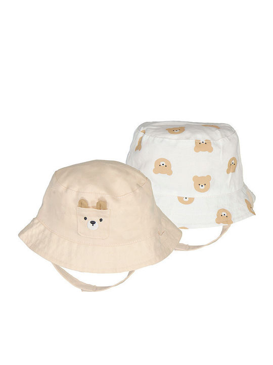 Mayoral Kids' Hat Jockey Fabric Beige