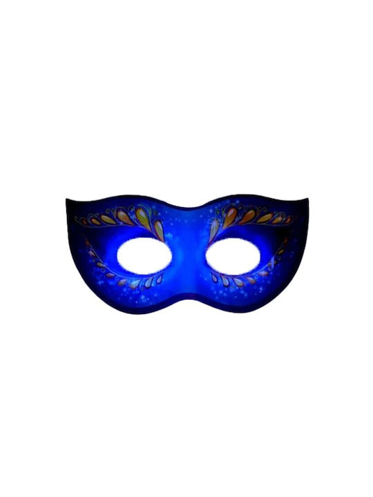 Carnival Mask Light Brillant Blue