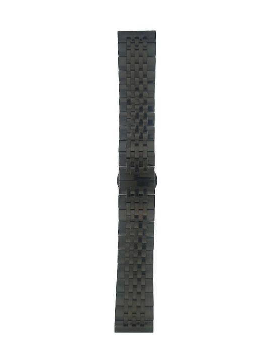 Mertzios.gr Μεταλλικό Μπρασελέ Μαύρο 24mm