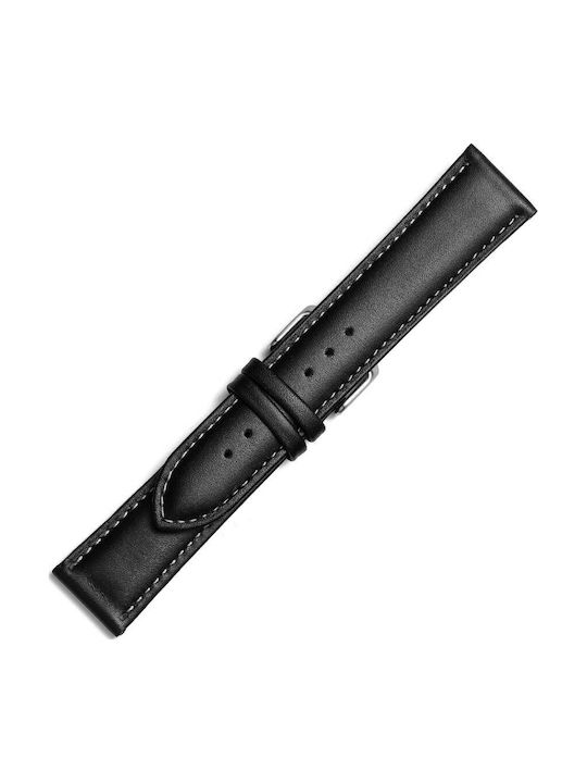 KOSTELO Leather Strap Black 20mm
