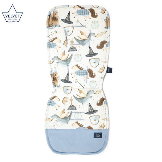 Jersey Prince Velvet Wind Blue 5-Point Stroller Cover La Millou Light Blue