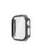 Plastikhülle mit Glas in Gray Farbe für Apple Watch Serie 10 46 mm