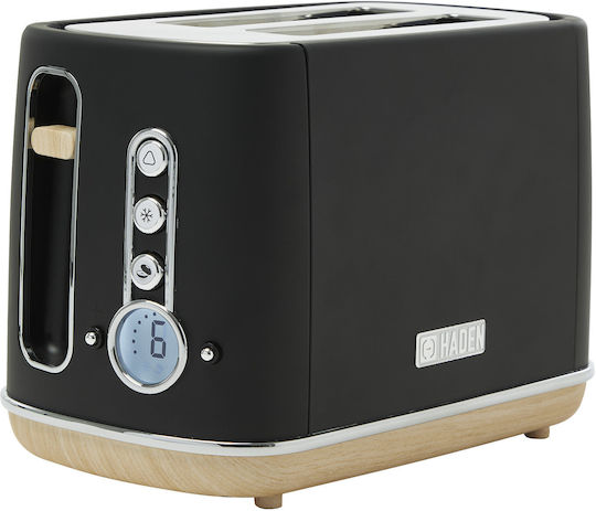 Haden Toaster 2 Slots 815W Black