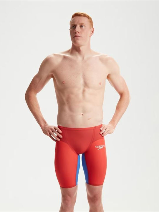 Speedo Lzr Pure Valor 2.0 15862H673 Мъжки Състезателен Заглушител Бански за плуване Червен